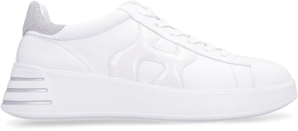 Rebel leather low-top sneakers-1